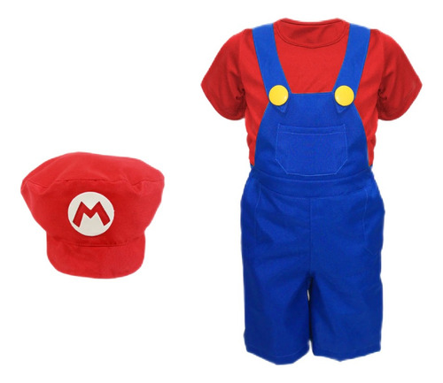 Fantasia Infantil Super Mario Bros  Luigi  Envio Imediato