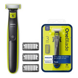 Recortadora Rasuradora Cabello Oneblade Qp2520 Verde/gris