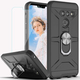 Funda Para LG G8 Thinq Color Negro Con Protector De Pantalla