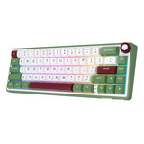 Teclado Mecánico 65% Tipo C Rk Royal Kludge R65 Greensand