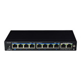 Switch Poe Utepo 10 Puertos 8 Puertos Poe 10/100mbps 2 Puert