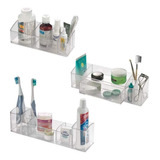 Interdesign Cajas Organizadoras Set 3 Plastico Transparente 