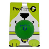 Juguete Para Perro Pelota Maciza De Hule Natural Pro Pets Color Verde