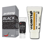 Lubrificante Gel Volumetrão E Black Prolong Penis Mais Duro