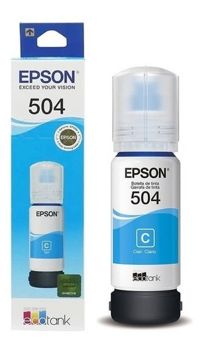 Tinta Original Epson L6161 L4150 L4160 L6191 L6171 T504 Azul