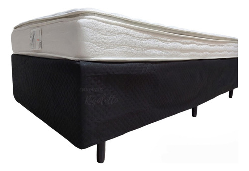 Saia Matelada Queen Box Com Elástico Micropercal Cama Baú