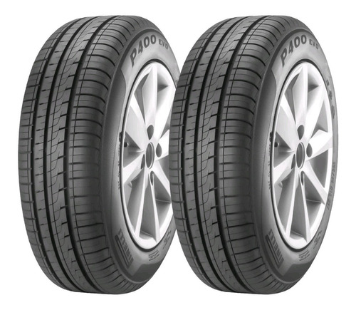 Kit X2 Cubiertas 195/55r15 85h Pirelli P400 Evo + Envío