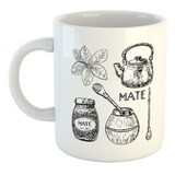 Taza De Ceramica Argentina Cultura Mate Yerba