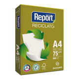 Papel Sulfite A4 Reciclado 75g 500 Folhas Reciclato Report