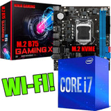 Kit Upgrade Pc Gamer - Intel Core I7 + Placa Mãe Wifi H61