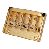 Bass Bridge Saddle Para Bajo De 5 Cuerdas - Dorado