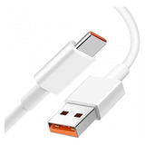 Cable Datos Carga Xiaomi Usb- C Punta Naranja Turbo 5a Mi11