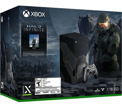 Xbox Series X 1tb Edición Limitada Halo Infinite + 3 Juegos