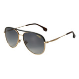 Carrera 209/s Lks 08 Aviator Dorado Azul Con Accesorios