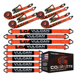 Vulcan Kit Completo De Amarre De Correa De Eje Con Correas D