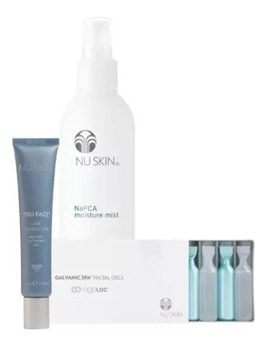 Kit Trio Facial Nuskin Gel Galvanic + Napca + Truface Line