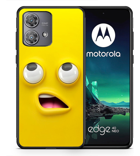 Funda Para Motorola Smilie Emoji 3d Cara Sorpresa Moto