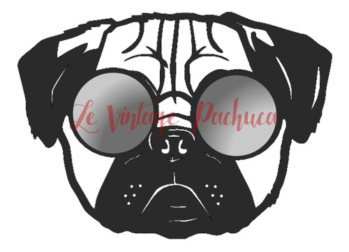 Vector Corte Laser Alta Calidad Cnc Dxf Ai - Fashion Pug 