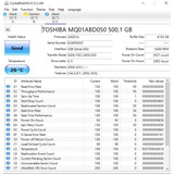 Hd Toshiba Mq01abd050 500,1 Gb H617