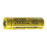 Bateria Nitecore 18650 Imr 2600 Mah 3,7 V Alta Descarga 40a