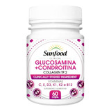 Glucosamina Condroitina 60 Cáps. Sunfood Sabor Neutro