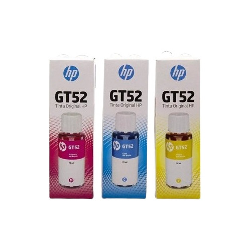 Kit 3 Botellas Color Para Hp Smart Tank 500, 530, 600 Origin