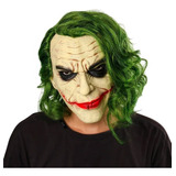 Joker Mascara Cabeza Halloween Látex Payaso Disfraz Guason