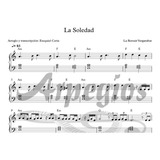 Partitura Para Piano Fácil La Soledad De La Bersuit En Pdf