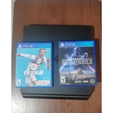 Playstation 4 Slim 1tb Negro. Incluye Fifa 19 Y Battlefront