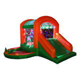 Doctor Dolphin Bounce House - Tobogán Inflable Con Luz De .