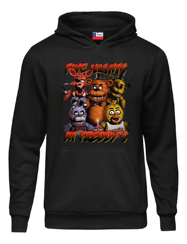 Poleron Five Nights At Freddy´s Estampado Dtf