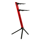 Suporte Torre Stay Slim 1100/02 Teclado E Notebook Com Bag Cor Vermelho