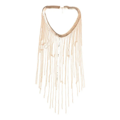Q Body Chain Cristal Decoração Borla Corrente Jóias Da Moda