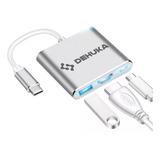 Adaptador Usb Tipo C A Hdmi Compatible Mac 3 En 1 Accesorio