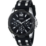 Reloj Guess Para Hombre W0366g1 Negro Caja En Acero