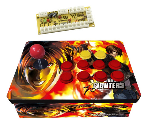 Joystick Arcade Pc/ps3 - Tipo Sanwa - 10 Bot (sw Kyo Kof)