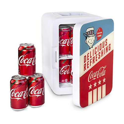 Cooluli K10lga Mini Nevera Coca-cola Americana Retro (10 Lit