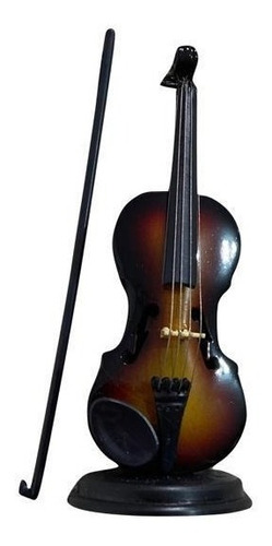 Miniatura De Violino Com Suporte E Arco