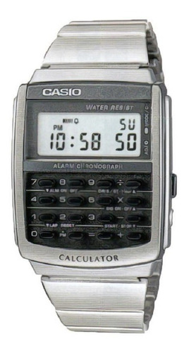 Reloj Casio Ca-506-1d Calculadora Acero  Original