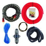 Kit Cables P/ Amplificación Xti 6ga Sound Quality