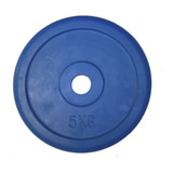 Disco Recubierto Goma 5 Kg. Fitness Training Crossfit Barras Mancuernas Musculacion Oferta! 