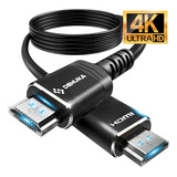 Cable Hdmi Full Hd 4k Compatible Con Notebooks P4 P5 Proyector Dehuka