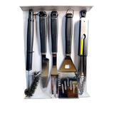 Set De Utensilios Para Asado Y Asador 5 Piezas Barbecue