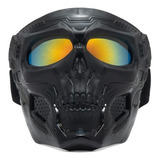 Máscara Calavera Airsoft  Moto Cuatrimoto  Lente Paintball