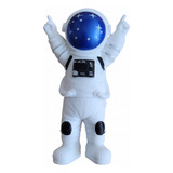 Figura De Astronauta Con Las Manos Arriba De 11x6cms