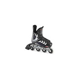 Patines De Hockey Roller Unisex Juvenil Dynamo-adj Negros