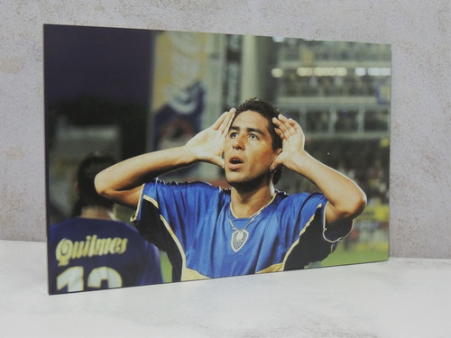 Cuadro Foto Topo Gigio Roman Riquelme 27x42cm Boca Juniors