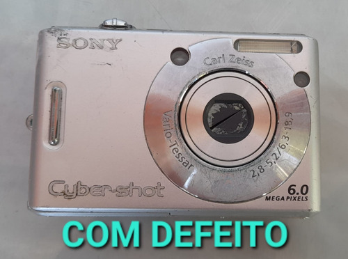 Câmera Digital Sony Cyber-shot Dsc-w30 - Com Defeito