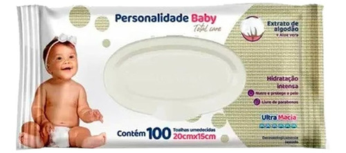 Lenço Umedecido Personalidade Total Care 100un - Hygieline