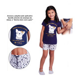 Pijama Infantil Short Doll Lupo Feminino